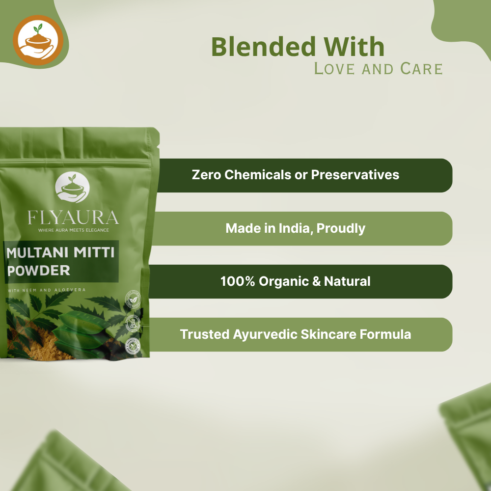 Multani Mitti with Neem Aloevera (Pack of 2)