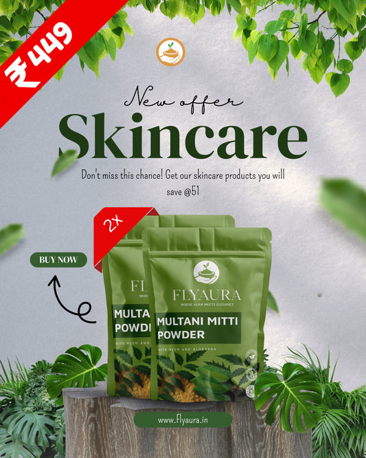 Multani Mitti with Neem Aloevera (Pack of 2)